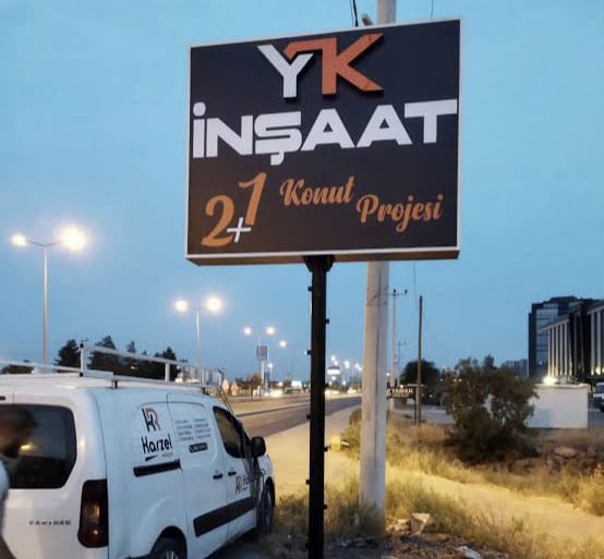 ELAZIĞ YOLU ÜZERİ YK İNŞAATTA 2+1 TEMELDEN DAİRELER